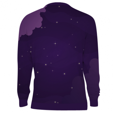 Принт 3D світшот Sonic in space, Фото № 2 - FATLINE