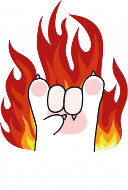 Худи детская премиум FATLINE Meow! Rock 2