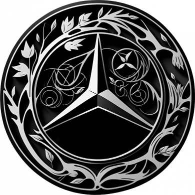 Принт Чоловіча футболка Gildan Mercedes-Benz Logo Art, Фото № 2 - FATLINE
