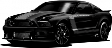 Мужская худи на молнии Ford Mustang Pony Car 2