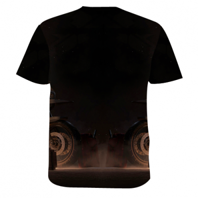 Мужская 3D футболка Pubg on the throne 2