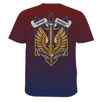 Мужская 3D футболка Верный всегда 2