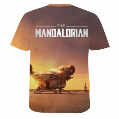 Мужская 3D футболка Mandalorian 2