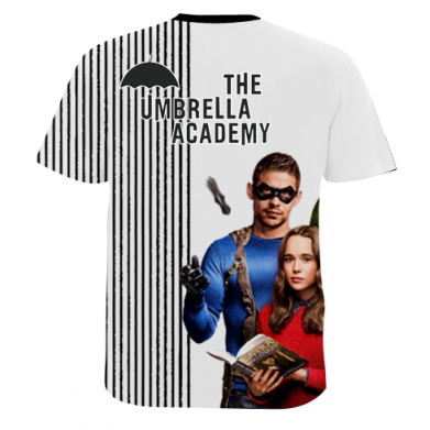 Чоловіча 3D футболка Umbrella Academy team 2