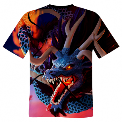 Принт Чоловіча 3D футболка Dragon Kaido, Фото № 2 - FATLINE
