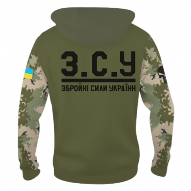 Чоловіча 3D худі З.С.У. 2