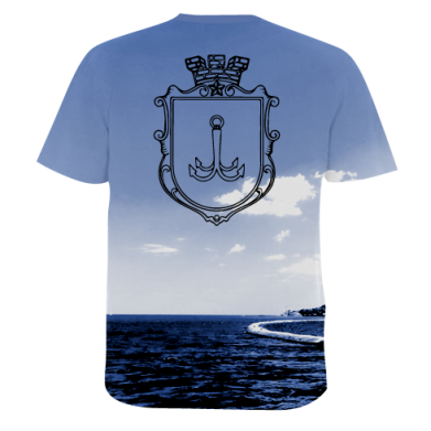 Мужская 3D футболка Одесса Старый Маяк 2