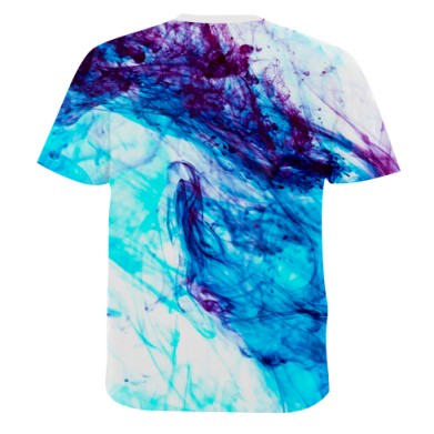 Мужская 3D футболка Paints art 2