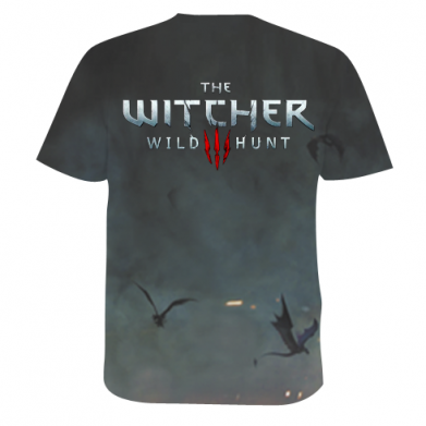 Мужская 3D футболка Ведьмак Цирилла 2