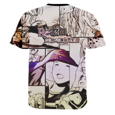 Мужская 3D футболка Re:Zerо Emilia 2