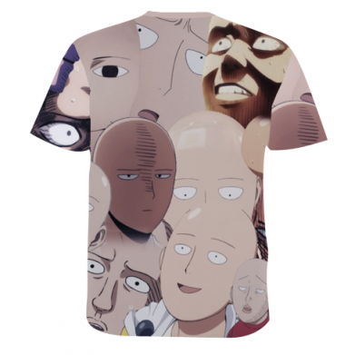 Чоловіча 3D футболка Сайтама многоликий 2