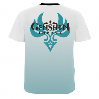 Мужская 3D футболка Xiao Anemo Genshin Impact 2