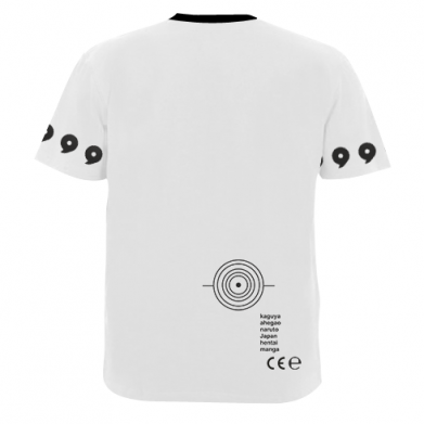 Мужская 3D футболка Kaguya Ahegao 2