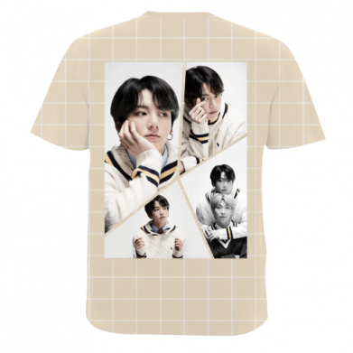 Мужская 3D футболка BTS Jung Kook 2