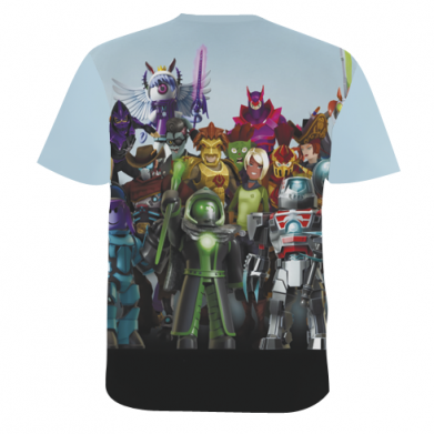 Чоловіча 3D футболка Roblox персонажи 2