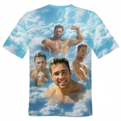 Принт Чоловіча 3D футболка Billy Herrington, Фото № 2 - FATLINE