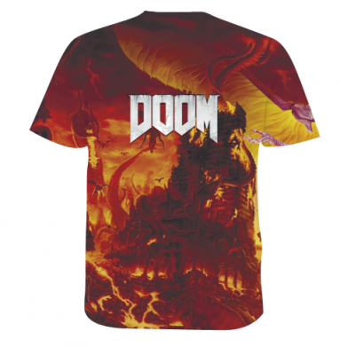 Принт Чоловіча 3D футболка Doom Eternal, Фото № 2 - FATLINE