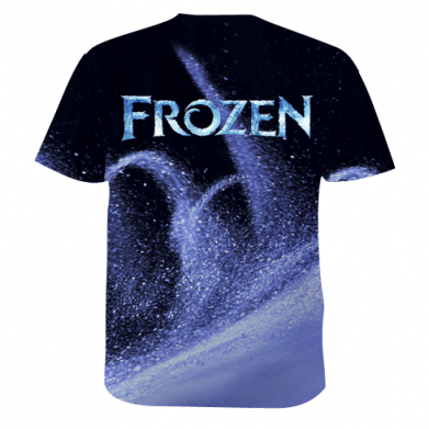 Мужская 3D футболка Frozen Elsa 2