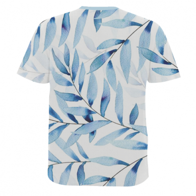 Мужская 3D футболка Fern pattern 2
