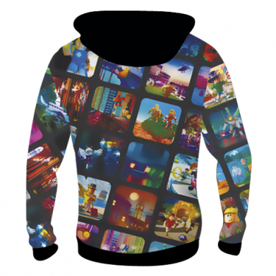 Мужская 3D худи Roblox frames 2