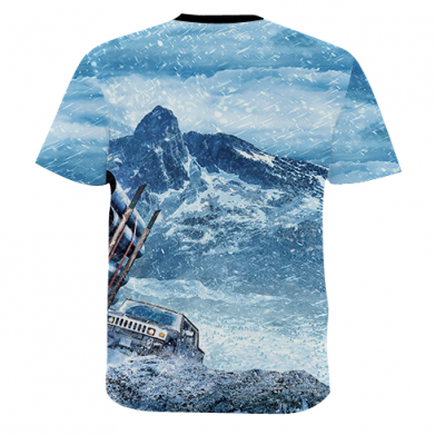 Чоловіча 3D футболка SnowRunner Game 2