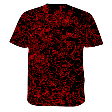 Мужская 3D футболка Dororo 2