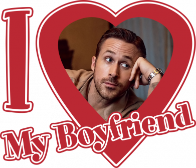 Принт Чоловіча футболка Stedman My boyfrend Ryan Gosling, Фото № 2 - FATLINE