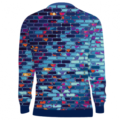 3D світшот Marshmello logo and color background 2