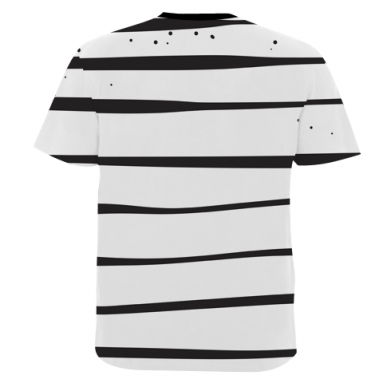 Мужская 3D футболка Dinosaur and stripes 2