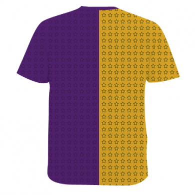 Мужская 3D футболка Los Angeles Lakers and stars 2