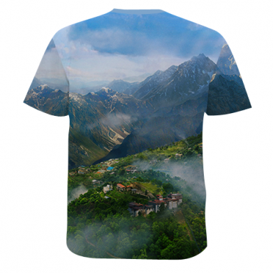 Мужская 3D футболка Far Cry and game background 2