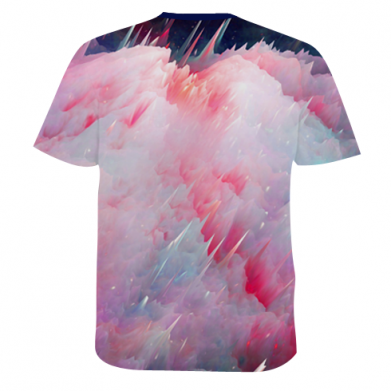 Мужская 3D футболка Logo Nasa and space 2