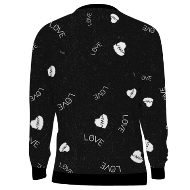 3D свитшот Lil Peep and rose 2