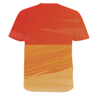 Чоловіча 3D футболка Hello summer and the beach 2