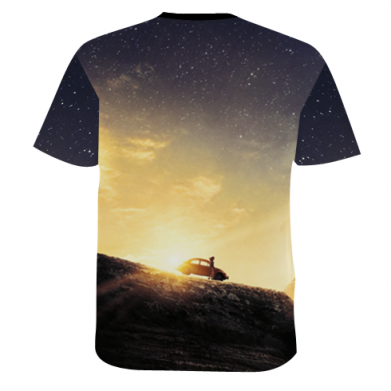 Мужская 3D футболка Cinema Bumblebee 2