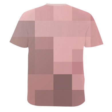 Чоловіча 3D футболка Pig from minecraft 2