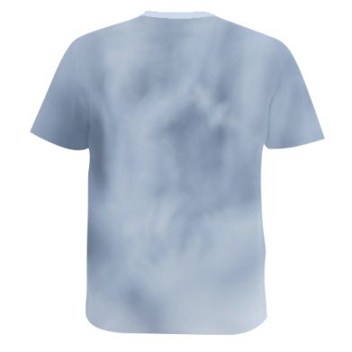 Чоловіча 3D футболка Снігова рись 2