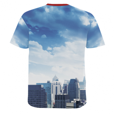 Мужская 3D футболка Spiderman and Ironman 2