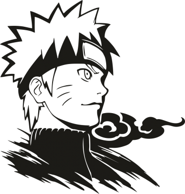 Зажигалка газовая в стиле Zippo Naruto Uzumaki head 2