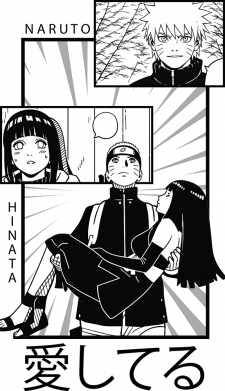 Мужская футболка Stedman Наруто и Хината 2