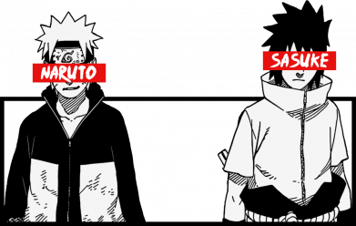 Принт Чоловіча футболка Stedman Naruto and Sasuke, Фото № 2 - FATLINE