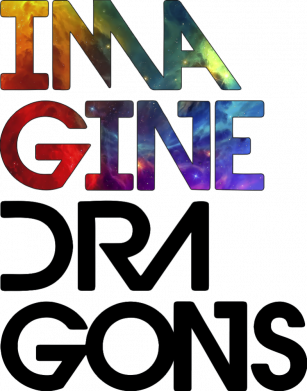 Прапор Imagine Dragons and space 2