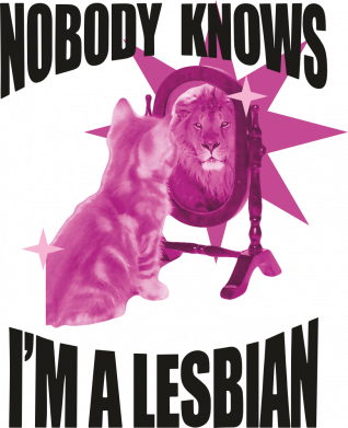 Чохол з розділу Меми Ніхто не знає, що я лесбіянка для Apple iPhone 13 Pro 2