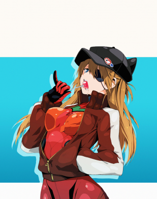 Чохол з розділу Евангелiон Evangeleon Asuka and Chupa Chups для Xiaomi Redmi 9T 2