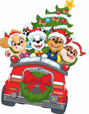 Чехол из раздела Авторские принты Новогодний щенячий патруль для Xiaomi Redmi Note 10 5G 2