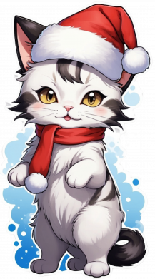 Чехол из раздела Авторские принты Новогодний котенок для Apple iPhone 11 2