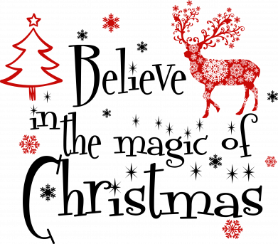 Принт Рюкзак-мішок Повір у магію Різдва, Фото № 2 - FATLINE