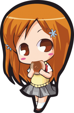 Принт Кружка-хамелеон Chibi Orihime Bleach, Фото № 2 - FATLINE