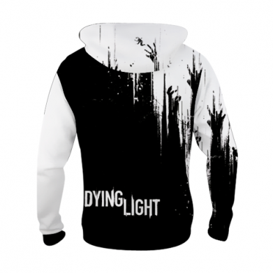 Дитяча 3D худі Dying Light, black and white 2