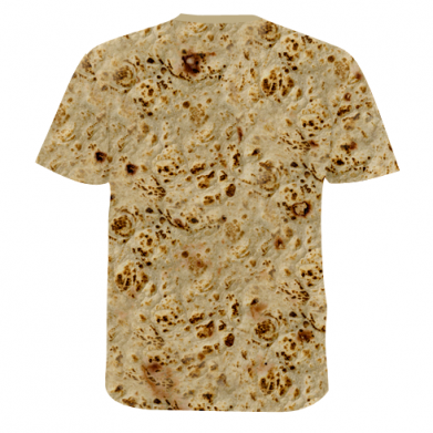 Мужская 3D футболка Шаурма лапатасьен 2